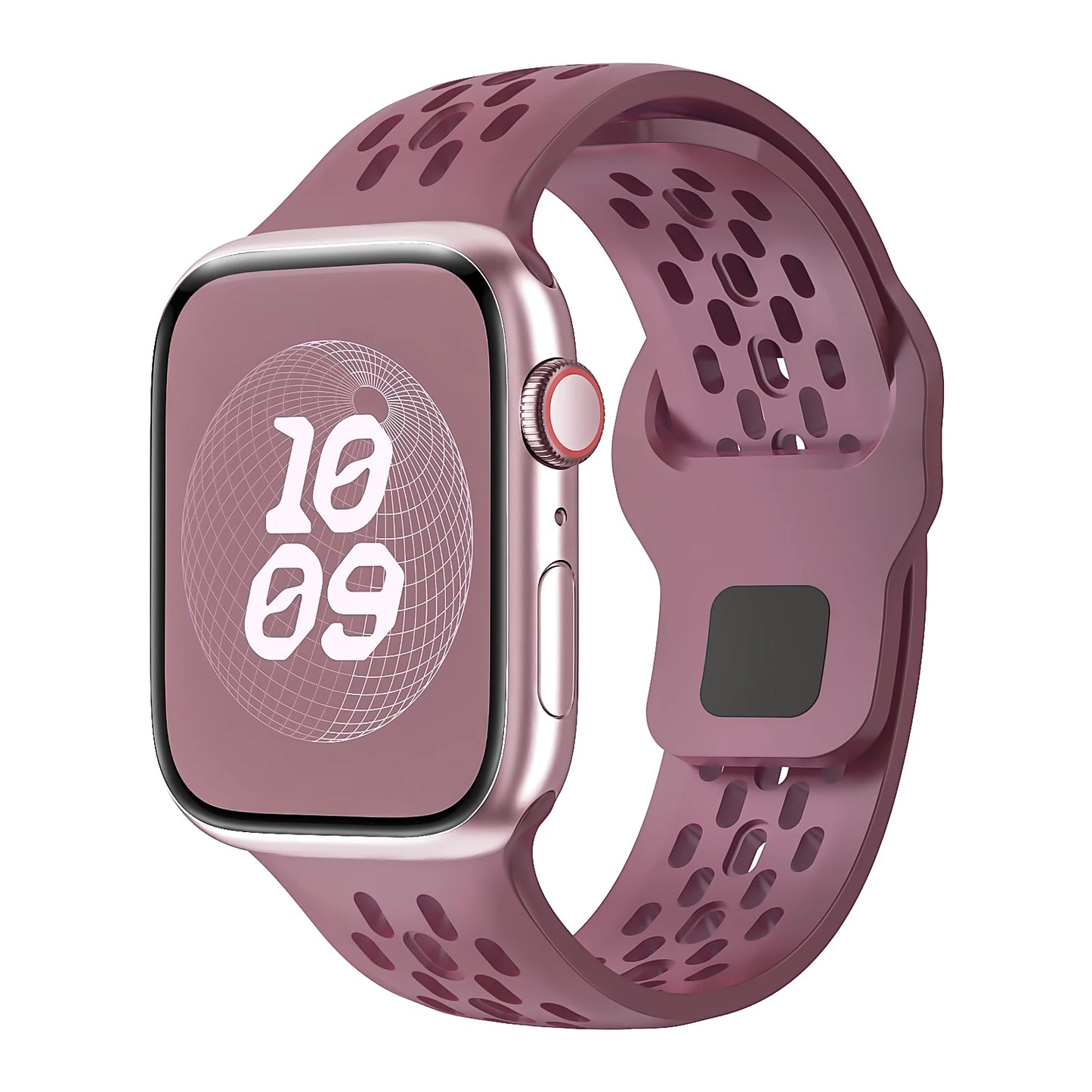 Correa Silicona Cierre Botón Lengüeta Oculta Apple Watch