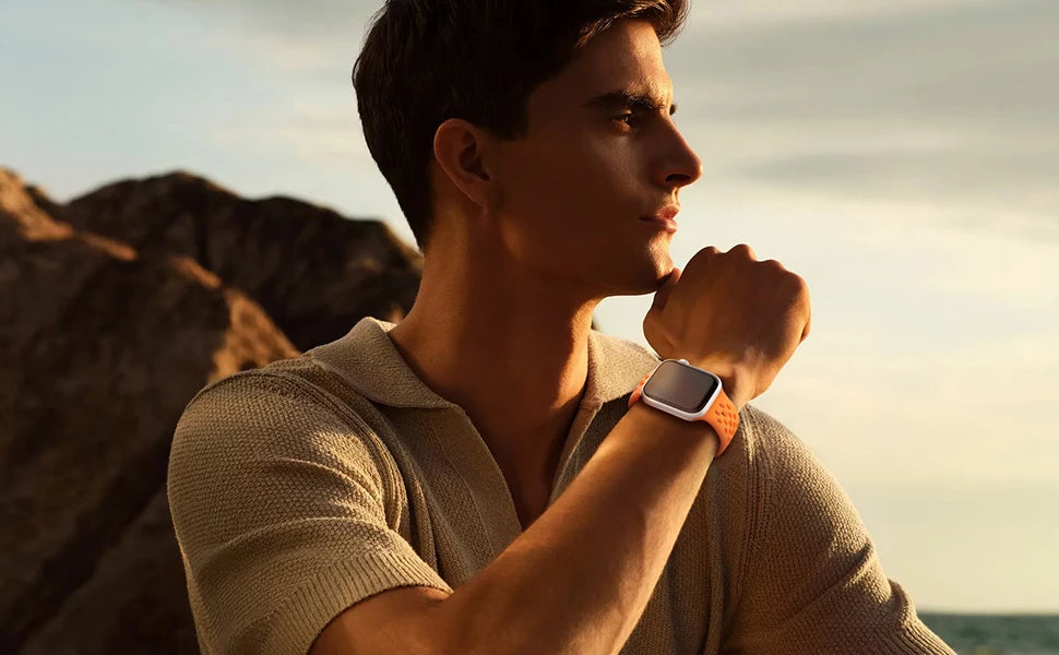 Correa Silicona Cierre Botón Lengüeta Oculta Apple Watch