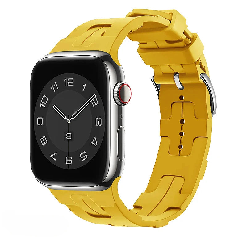 correa silicona kilim amarilla apple watch