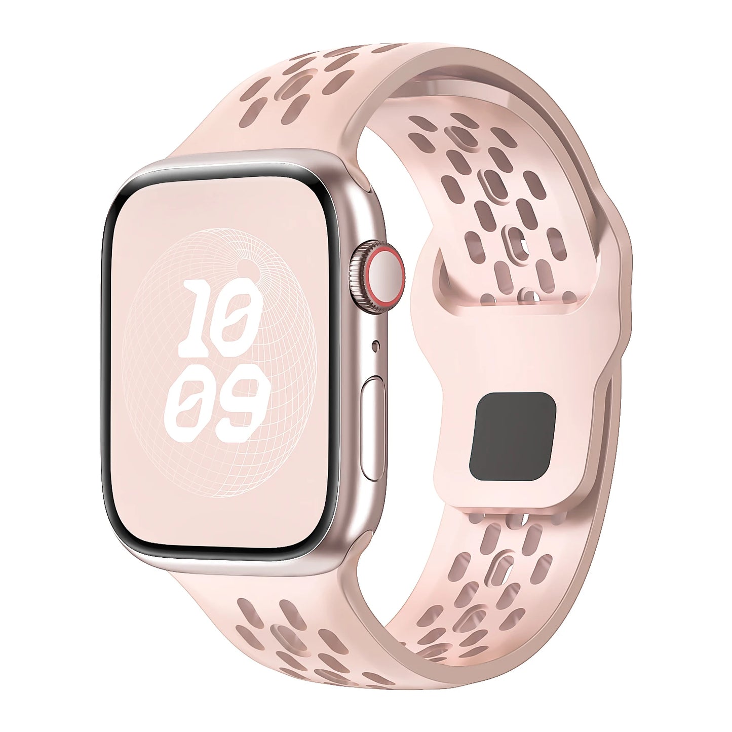 Correa Silicona Cierre Botón Lengüeta Oculta Apple Watch