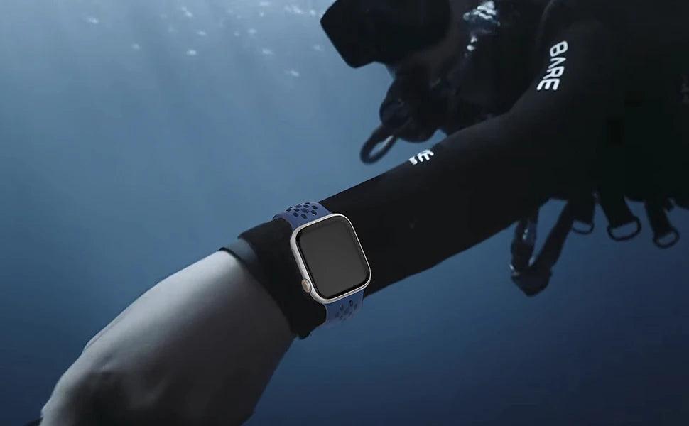 Correa Silicona Cierre Botón Lengüeta Oculta Apple Watch