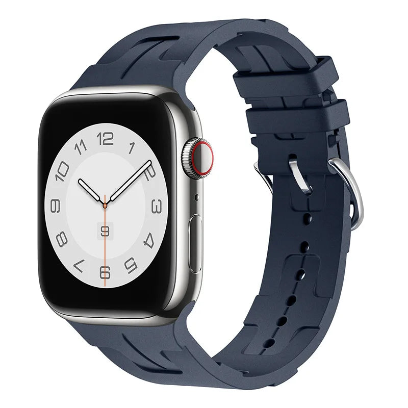 correa silicona kilim deep blue apple watch