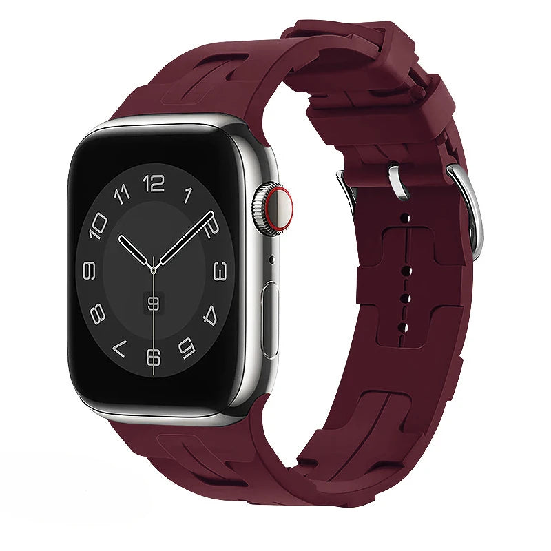correa silicona kilim magenta apple watch