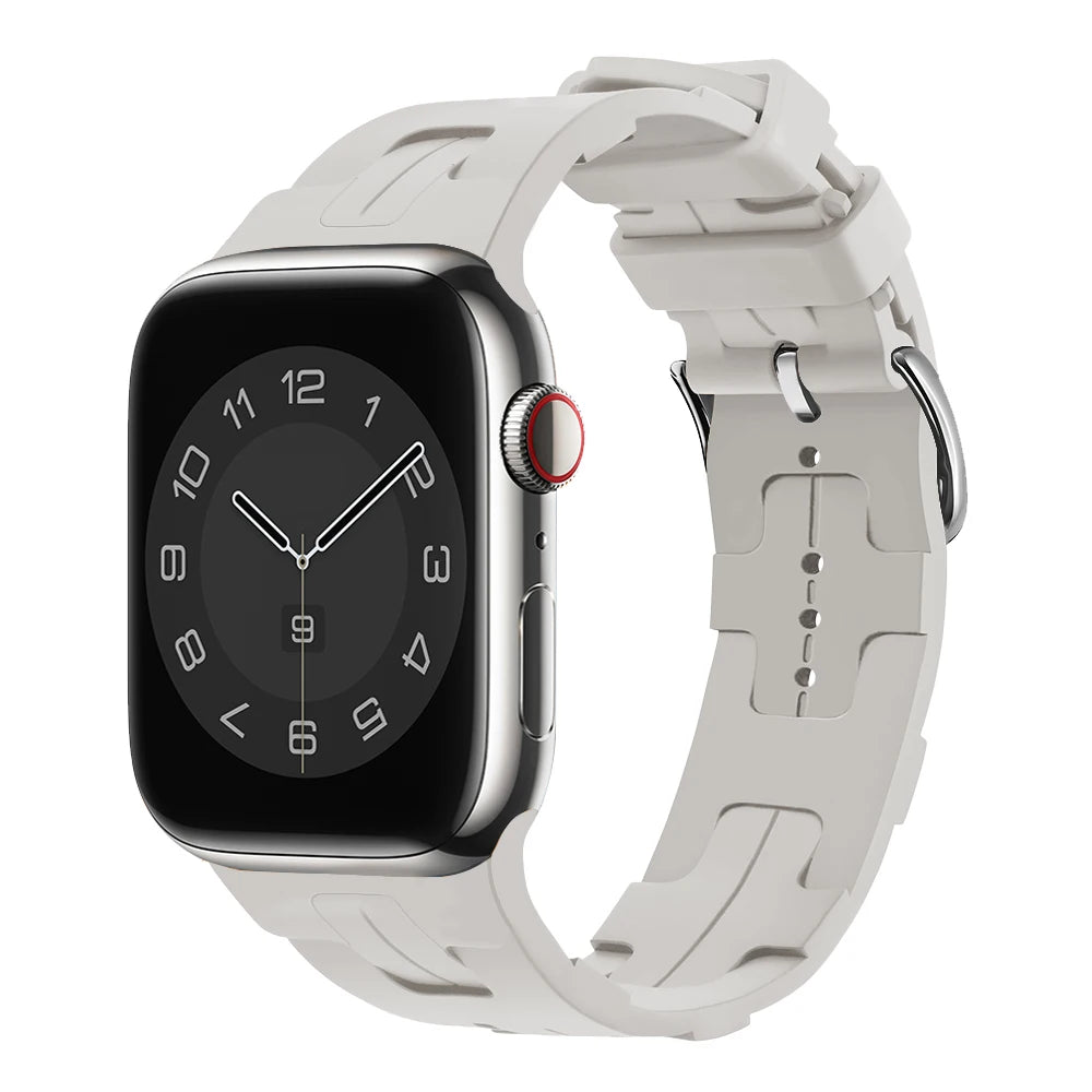 correa silicona kilim blanca apple watch
