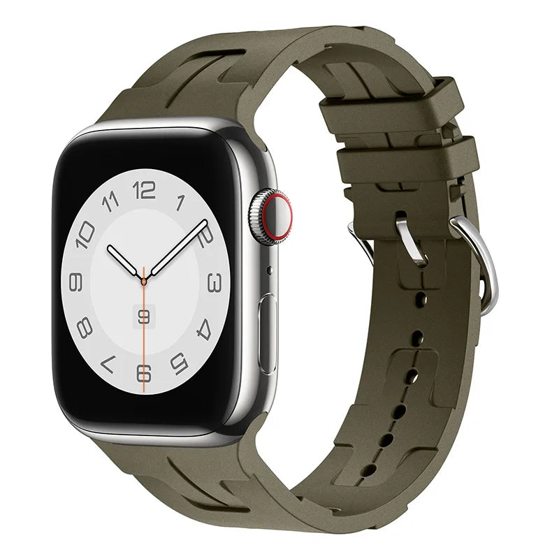 correa silicona kilim verde apple watch