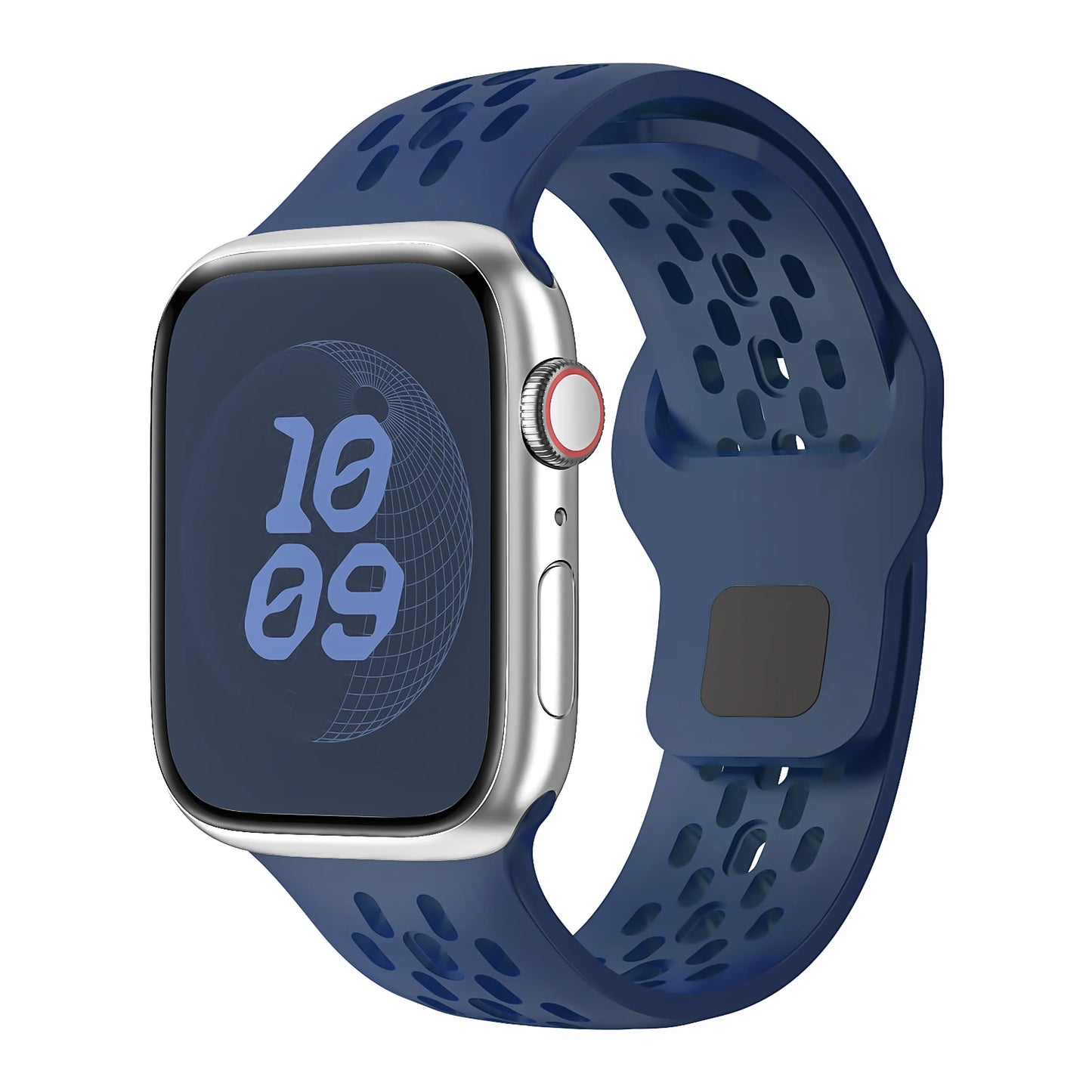 Correa Silicona Cierre Botón Lengüeta Oculta Apple Watch