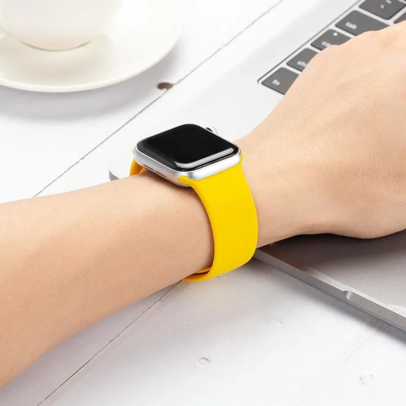 Correa Silicona Lengüeta Oculta Apple Watch