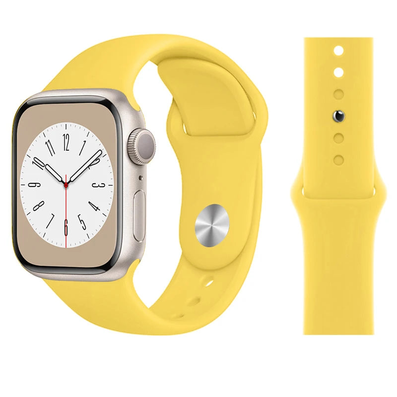 Correa Silicona Lengüeta Oculta Apple Watch