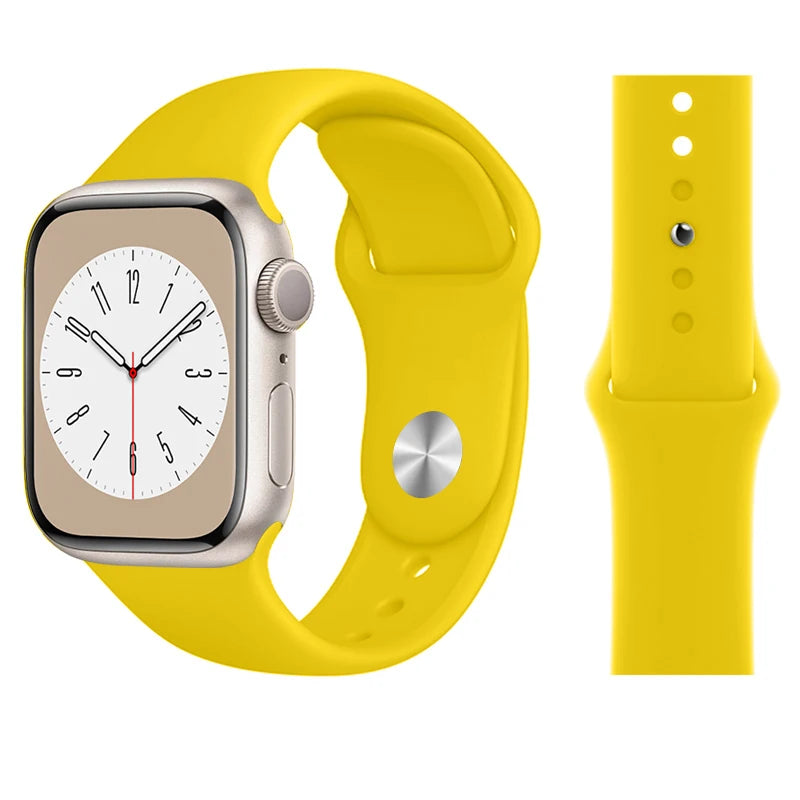 Correa Silicona Lengüeta Oculta Apple Watch