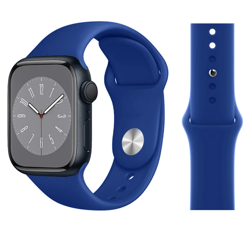 Correa Silicona Lengüeta Oculta Apple Watch