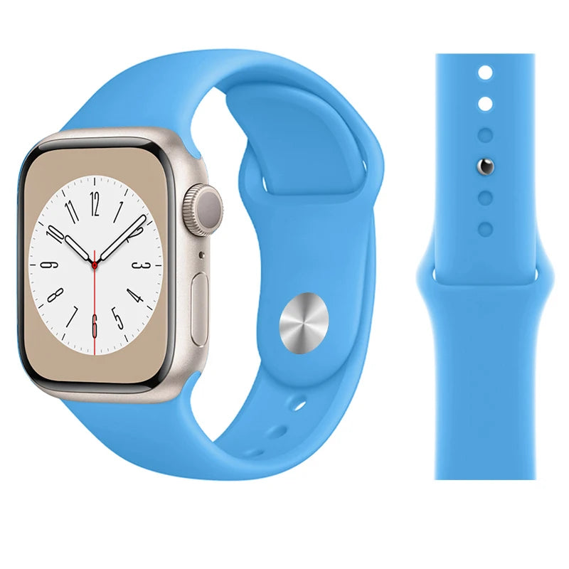 Correa Silicona Lengüeta Oculta Apple Watch