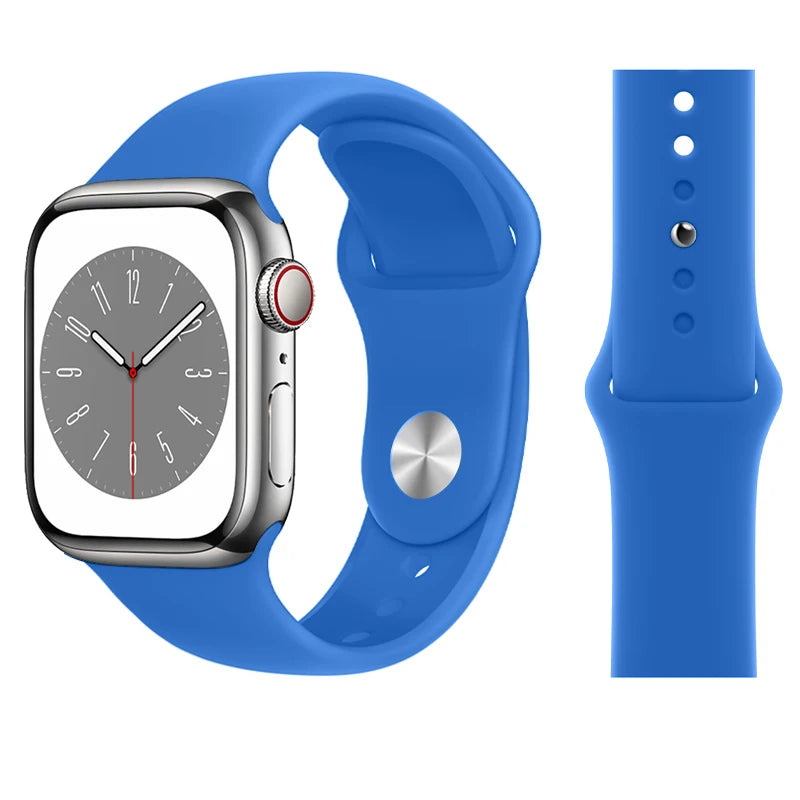 Correa Silicona Lengüeta Oculta Apple Watch