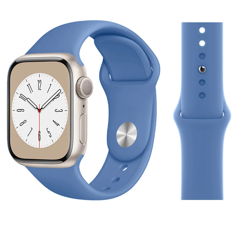 Correa Silicona Lengüeta Oculta Apple Watch