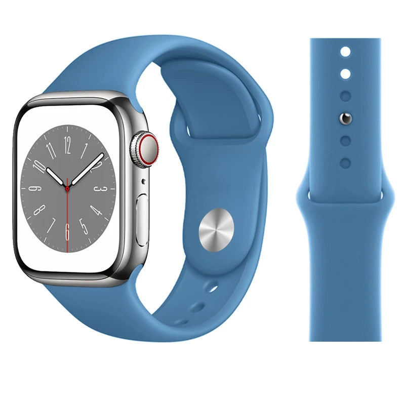 Correa Silicona Lengüeta Oculta Apple Watch
