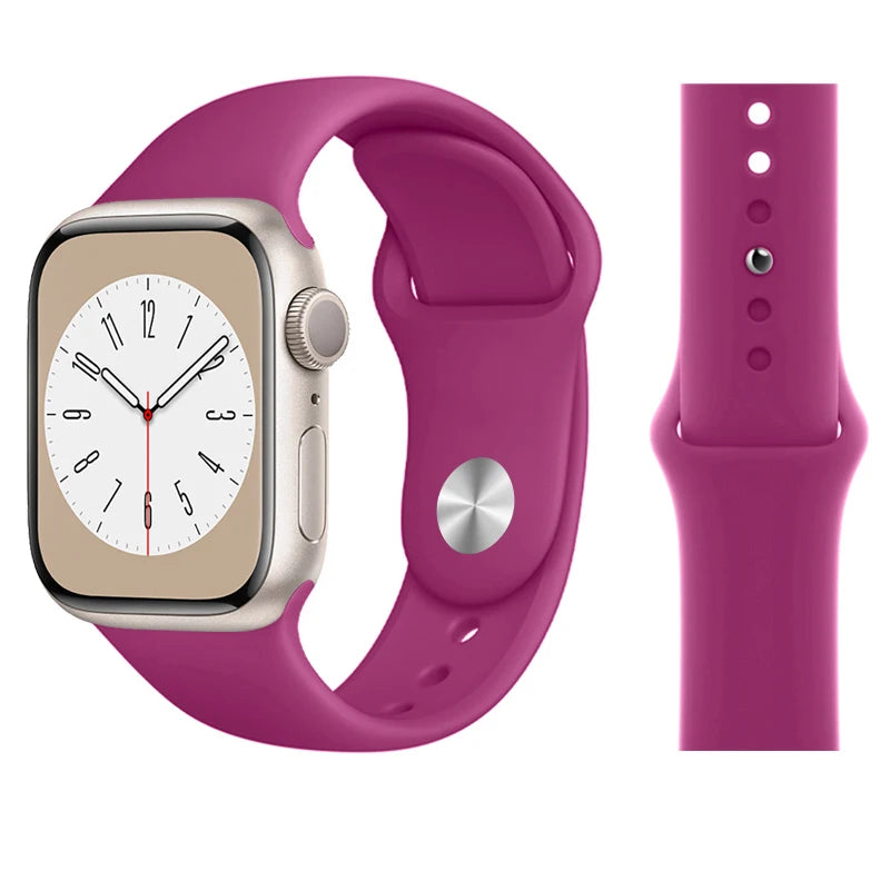 Correa Silicona Lengüeta Oculta Apple Watch