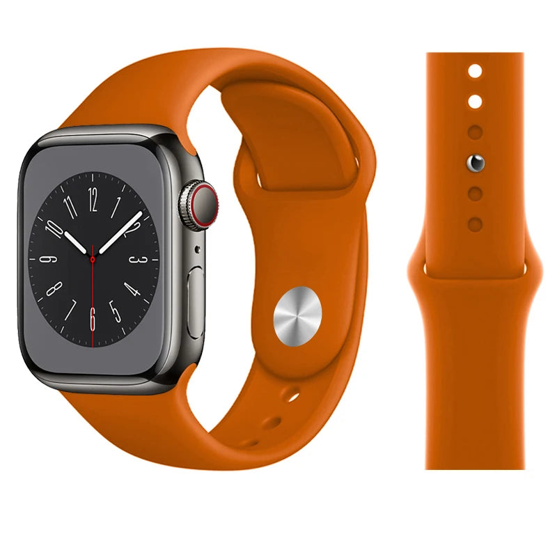 Correa Silicona Lengüeta Oculta Apple Watch