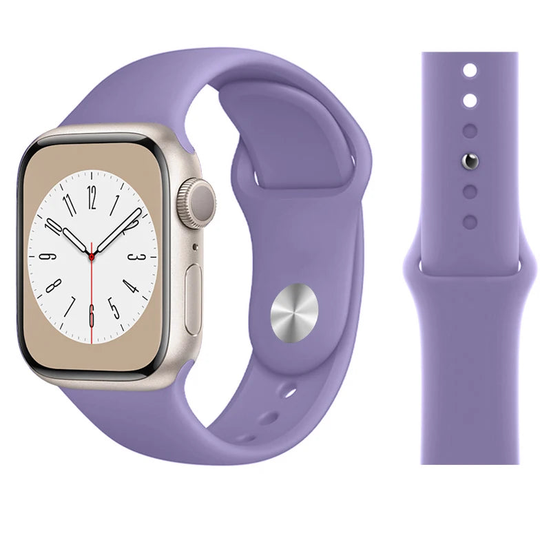 Correa Silicona Lengüeta Oculta Apple Watch