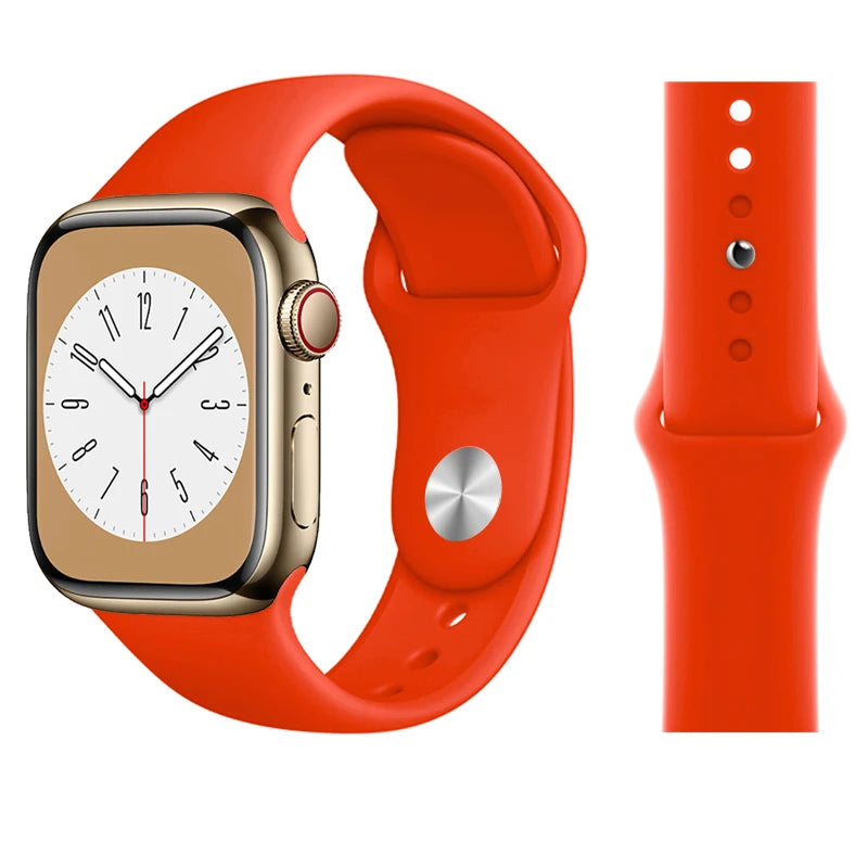 Correa Silicona Lengüeta Oculta Apple Watch
