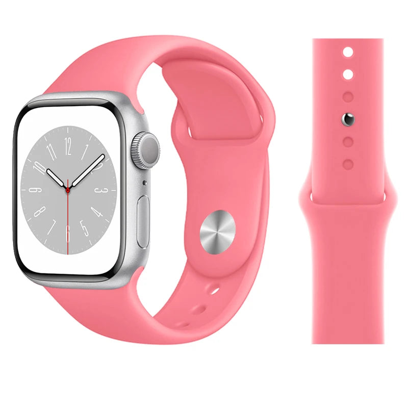 Correa Silicona Lengüeta Oculta Apple Watch