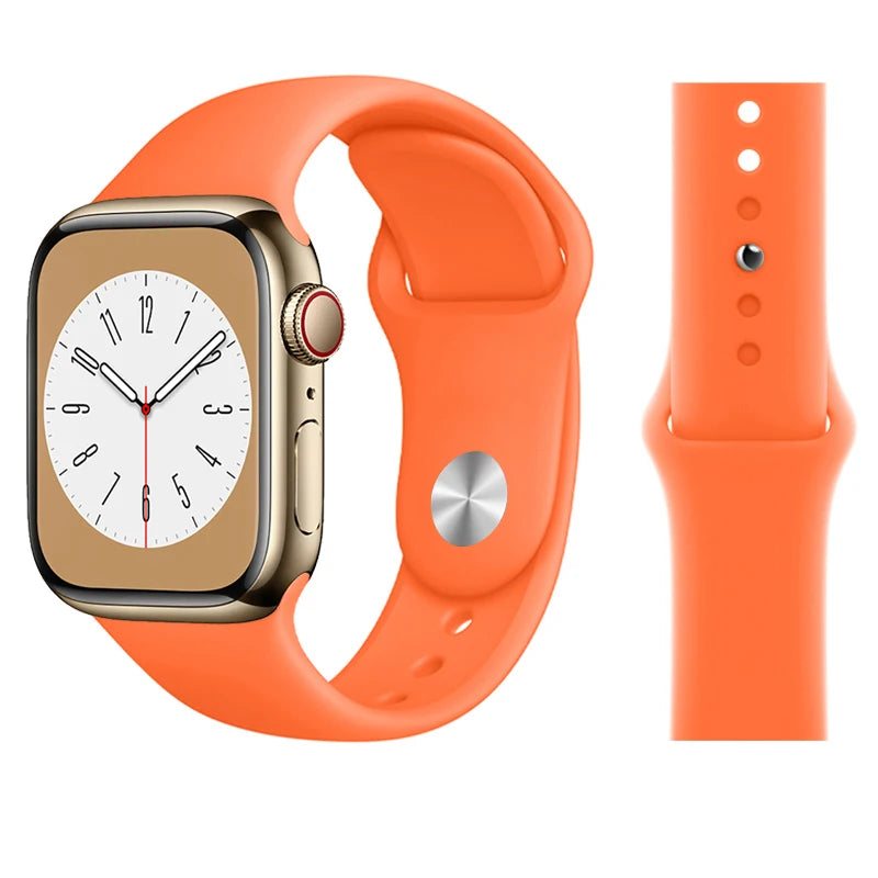 Correa Silicona Lengüeta Oculta Apple Watch