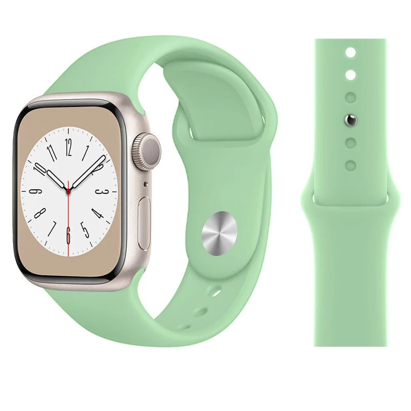 Correa Silicona Lengüeta Oculta Apple Watch