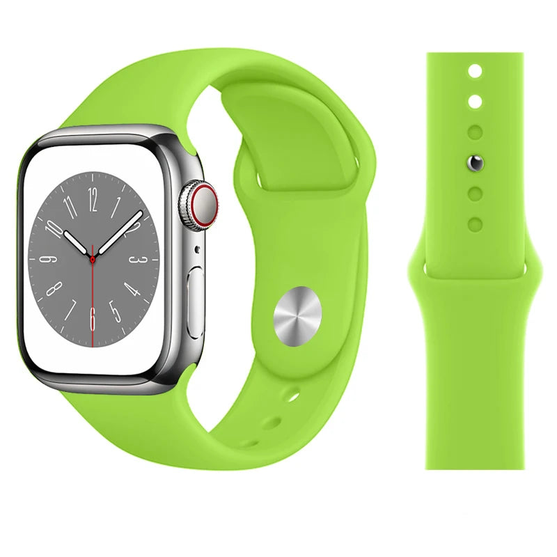 Correa Silicona Lengüeta Oculta Apple Watch