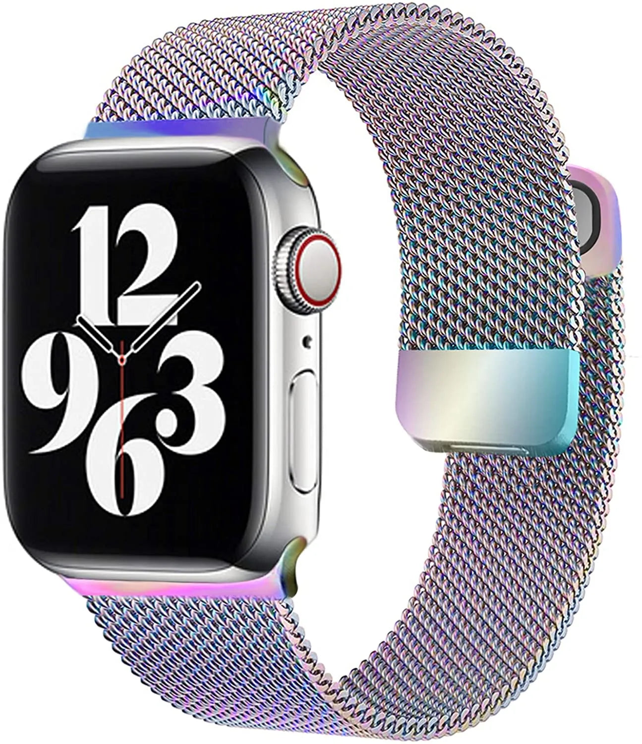 correa milanese magnetica arcoiris apple watch