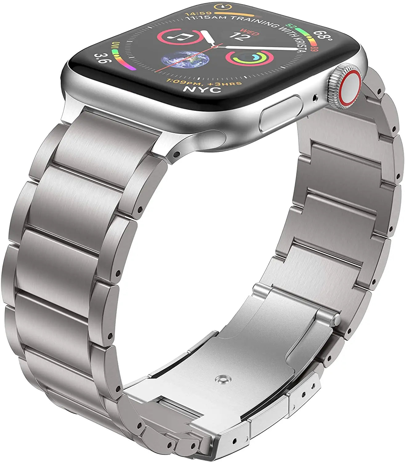 correa titanio aluminio apple watch