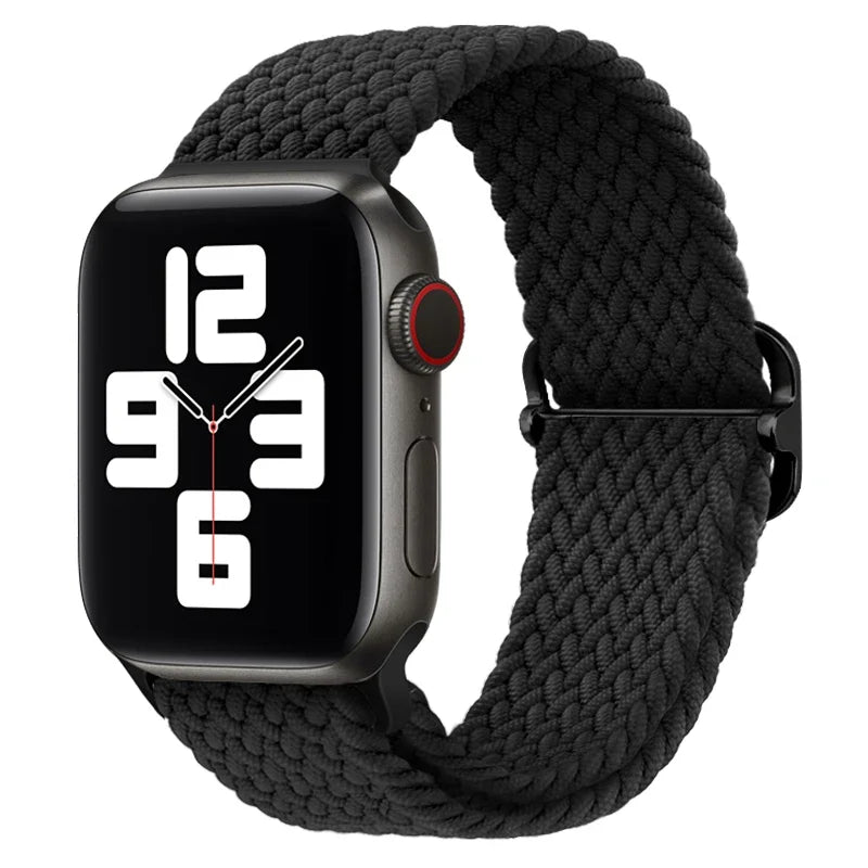 correa nailon apple watch negra