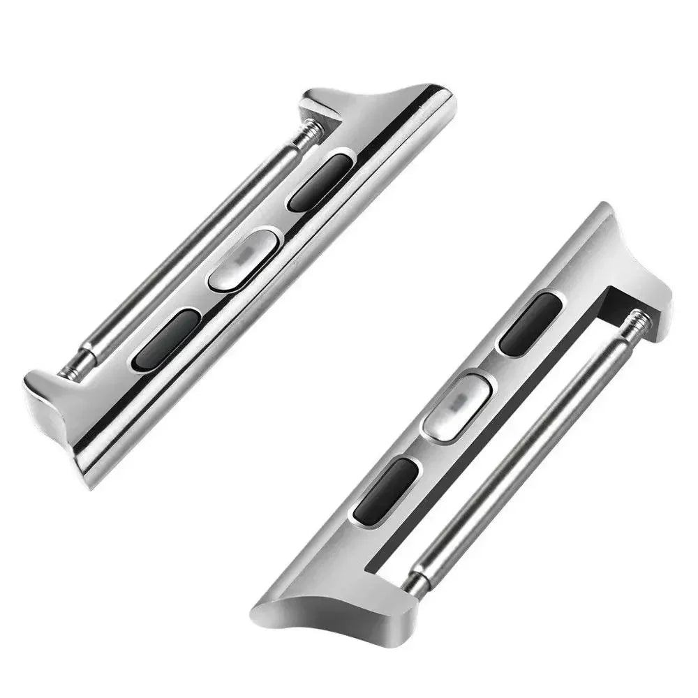adaptador correa apple watch silver