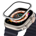 Protector Cristal Templado Marco Metal Apple Watch Ultra