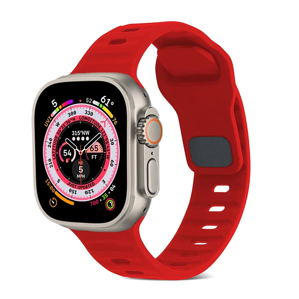 correa nomad sport roja apple watch