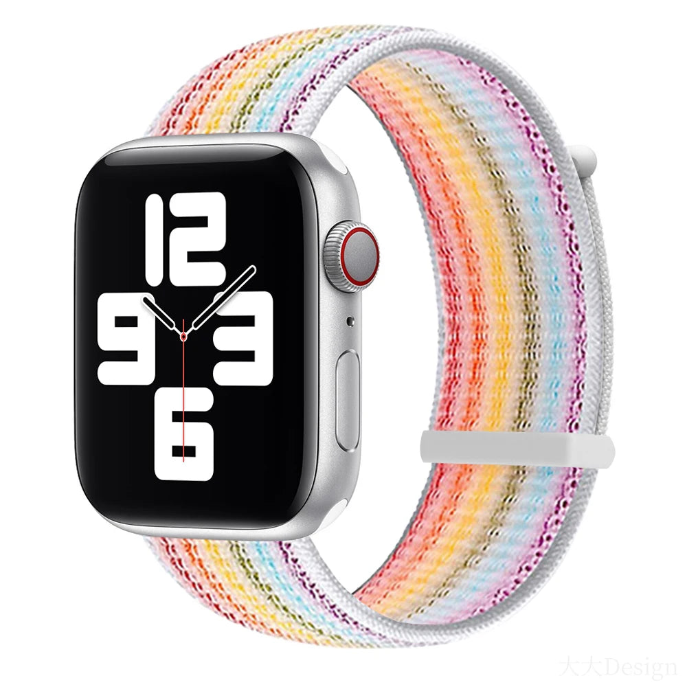 correa nailon velcro colores apple watch