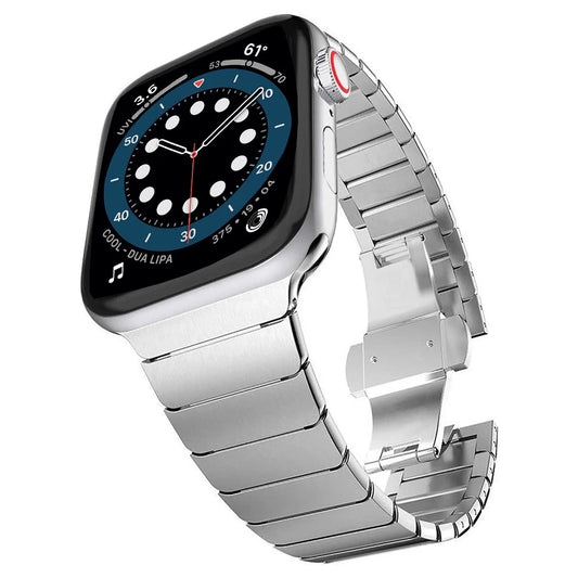 correa acero sin hueco plata apple watch