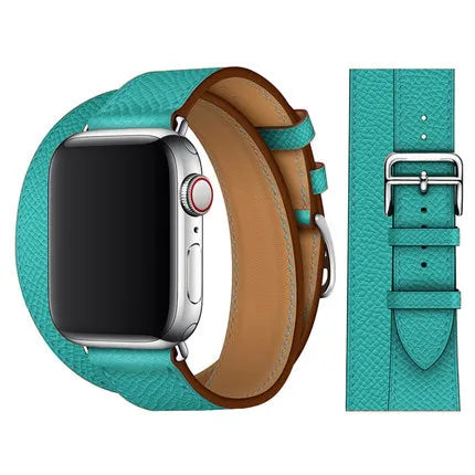 correa piel loop turquesa apple watch