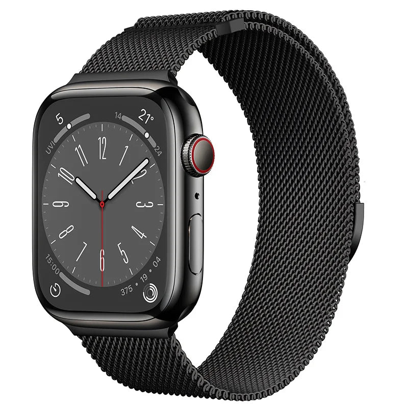 correa milanese negra apple watch