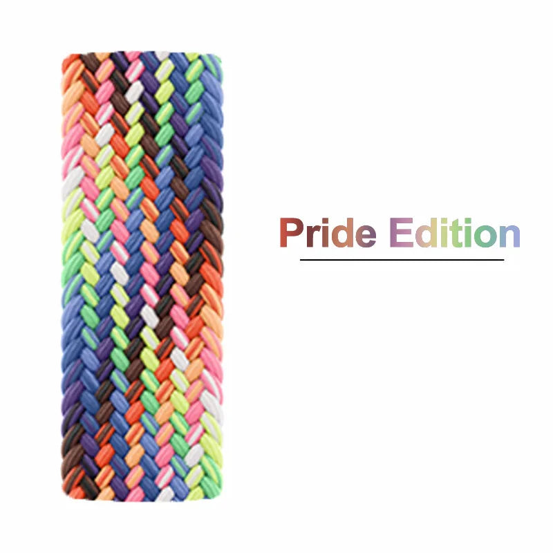 correa trenzada elastica apple watch pride edition