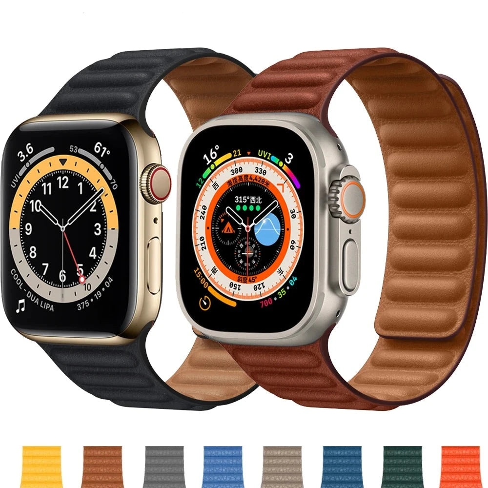 Correa Magnética Loop Piel Apple Watch