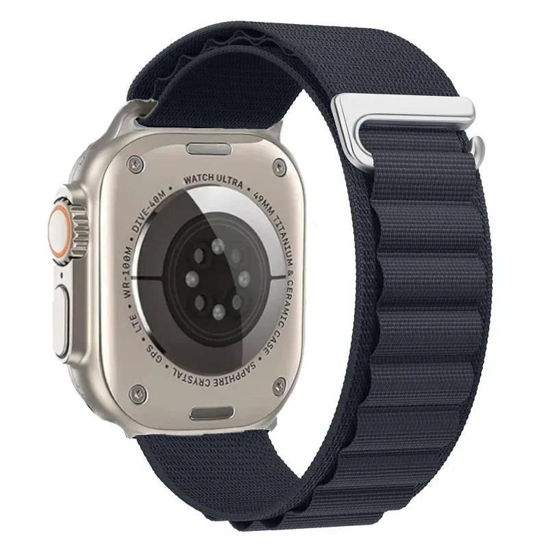 correa nailon alpina negra apple watch