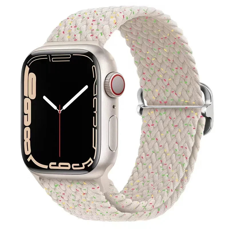 correa nailon apple watch stars white