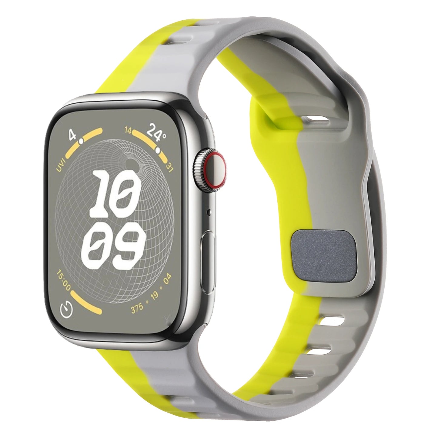 correa nomad sport gris pistacho apple watch