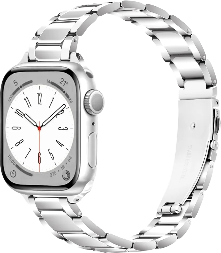 correa metal estrecha aluminio apple watch