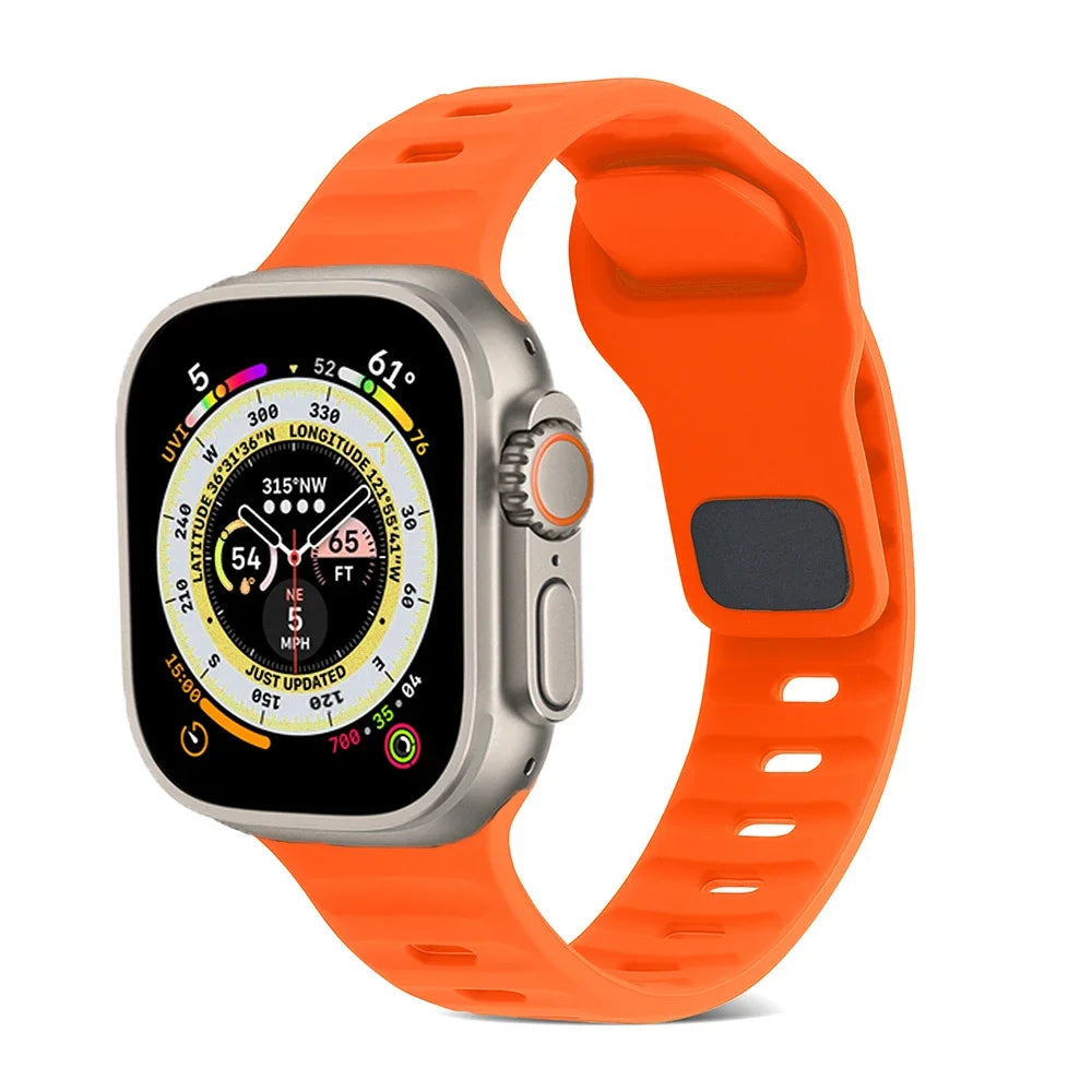 correa nomad sport naranja apple watch