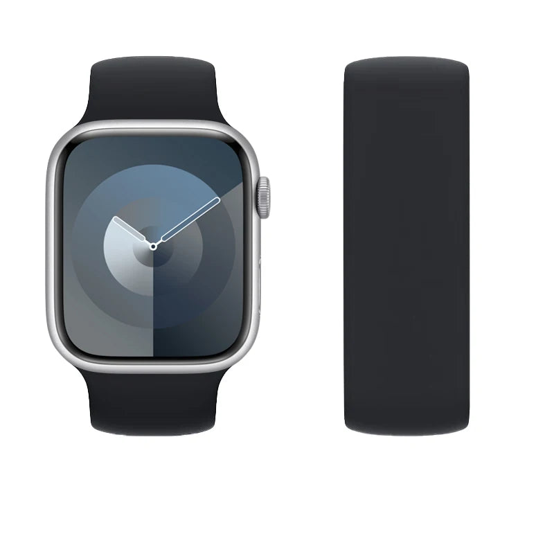 correa silicona solo loop carbon apple watch