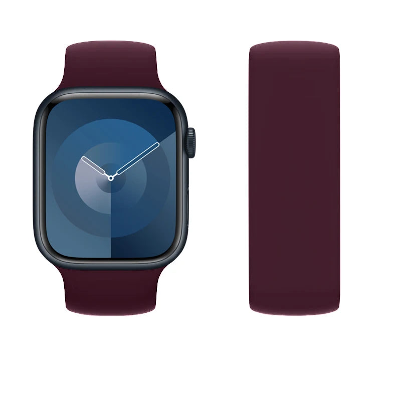 correa silicona solo loop tinto apple watch