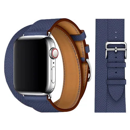 correa piel loop deep blue apple watch