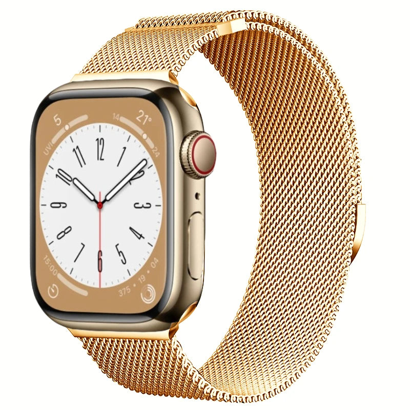 correa milanese oro amarillo apple watch