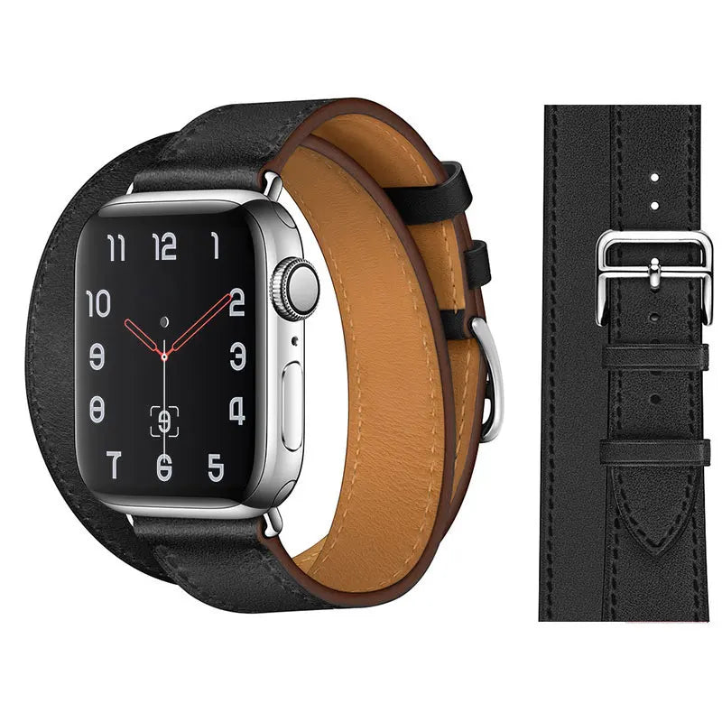 correa piel loop negra apple watch