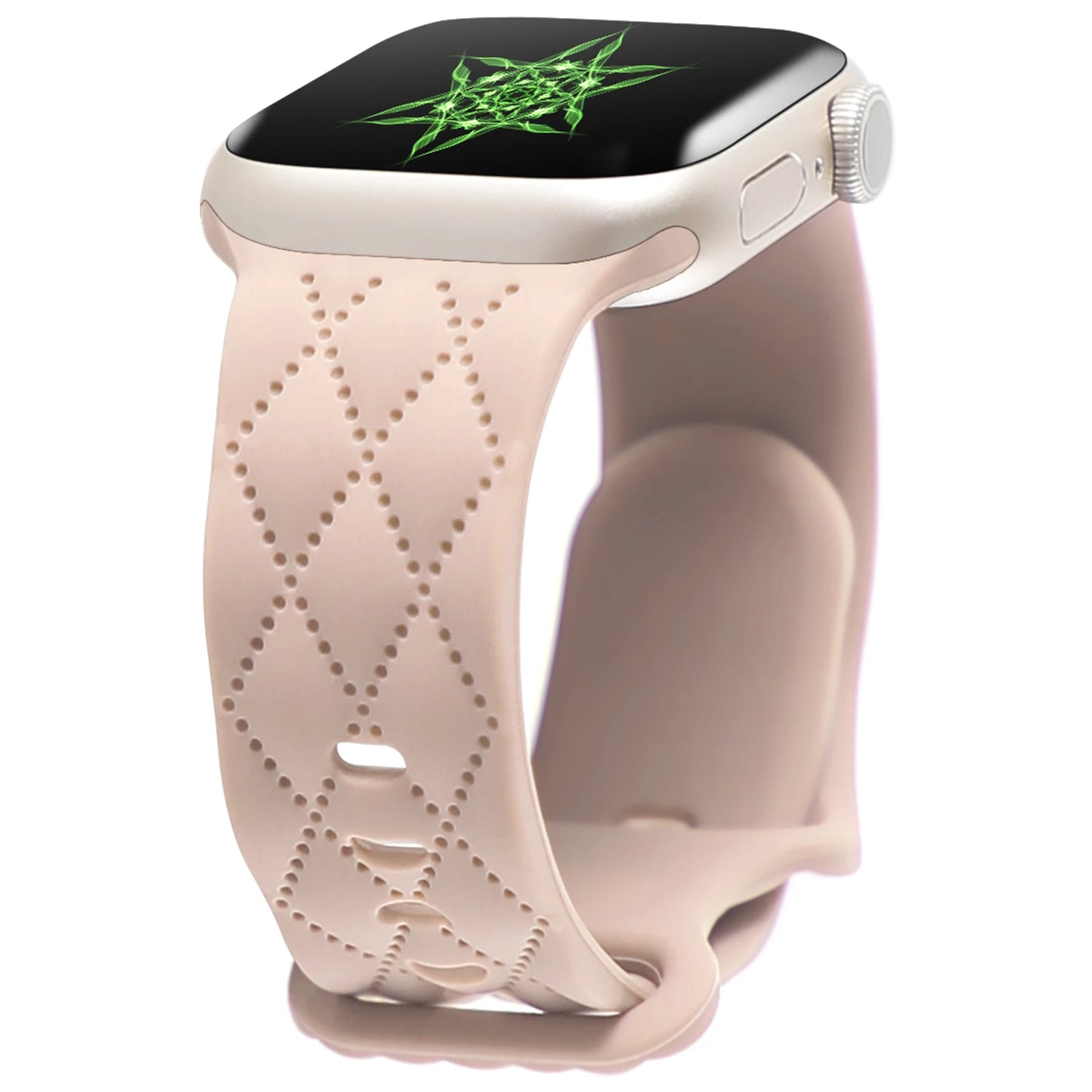 correa silicona rombos hueso apple watch