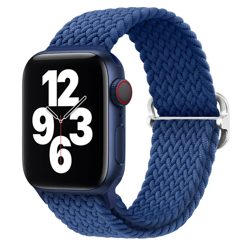 correa nailon apple watch azul